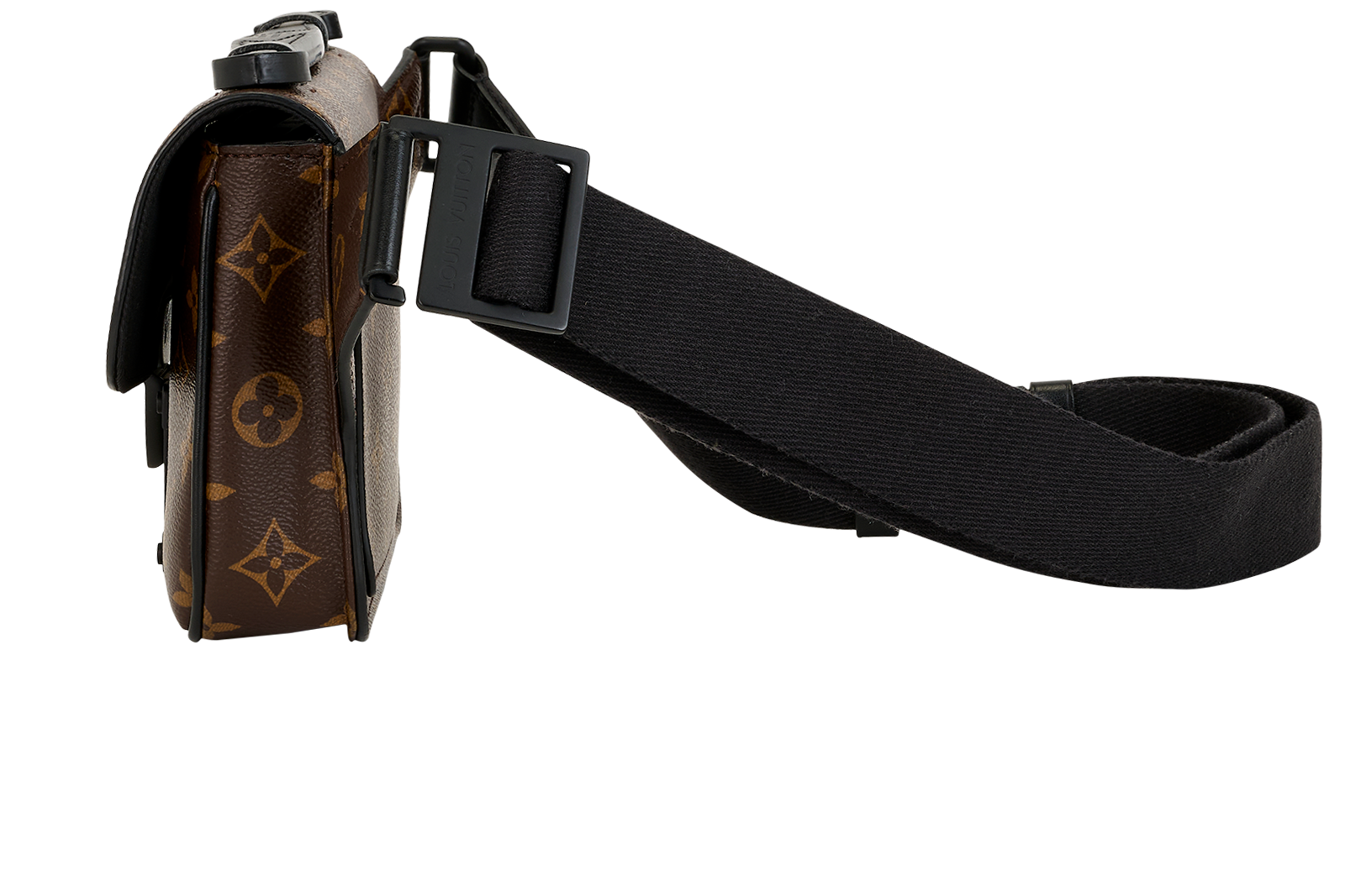 S Lock Sling Bag, &pound;1,300, Handbags, Brown, Canvas, Bottom view